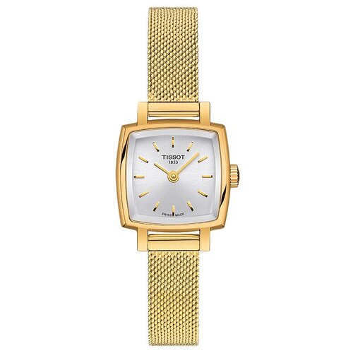 фото Наручные часы tissot наручные часы tissot lovely square t058.109.33.031.00, желтый, серебряный