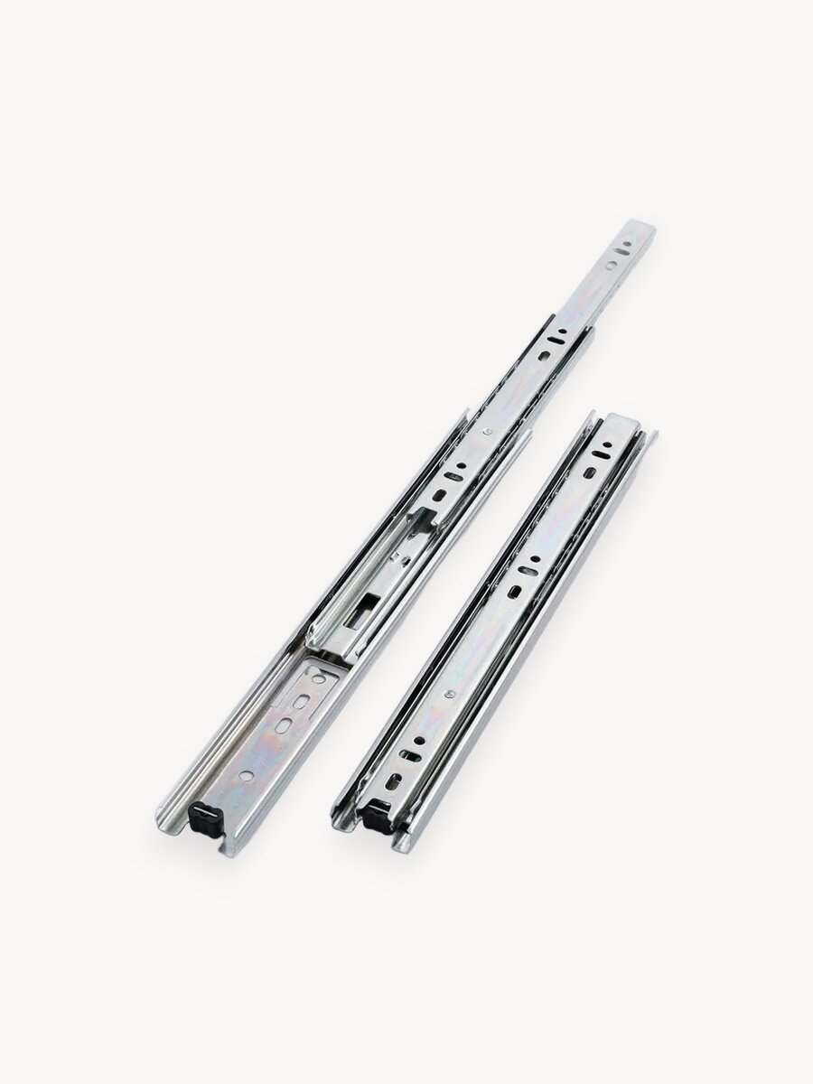 Направляющие для ящиков LID 400х35мм, без доводчика, комплект на 1 ящик