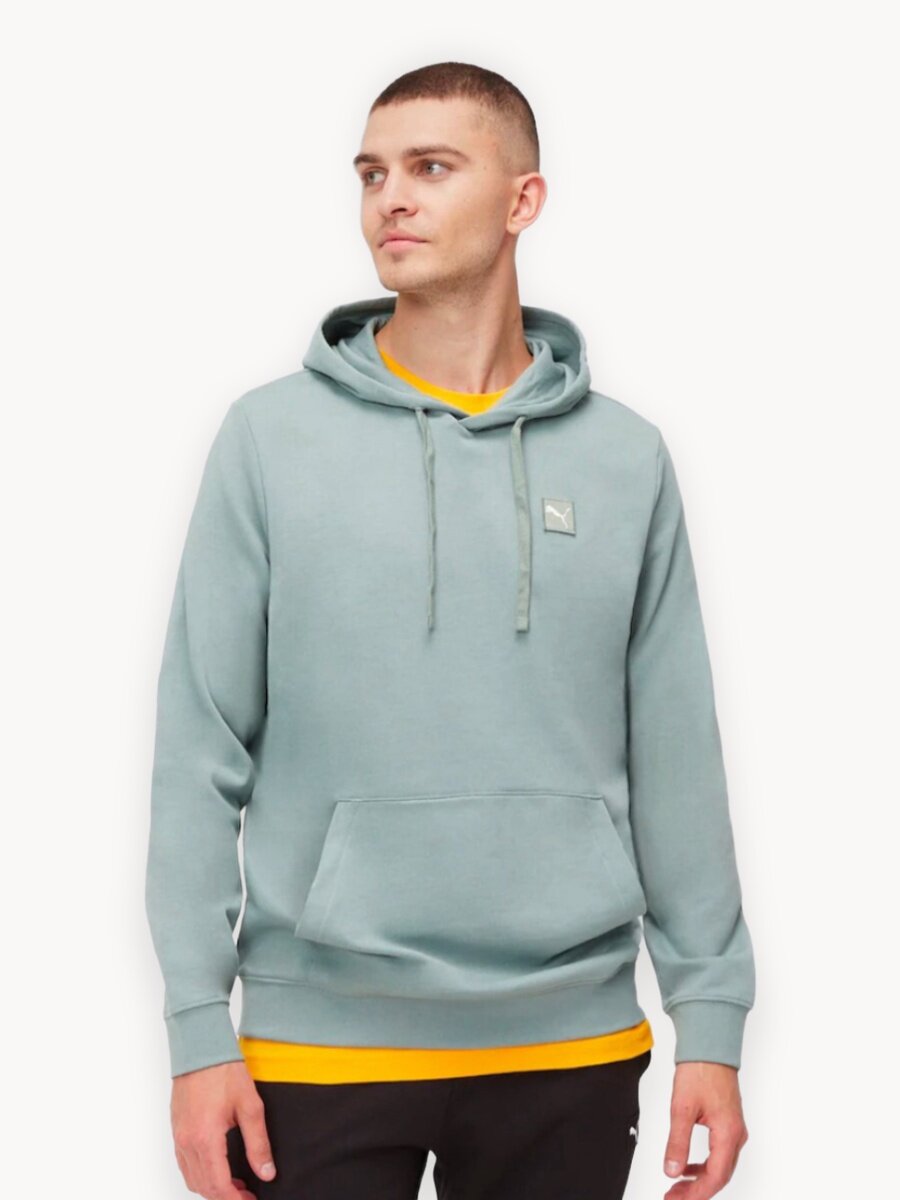Худи PUMA Essentials Elevated, размер XS, , зеленый