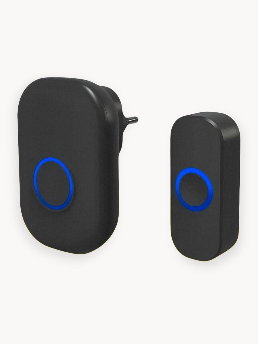 Беспроводной дверной звонок с подсветкой, радиус действия 300 метров, влагозащищенный