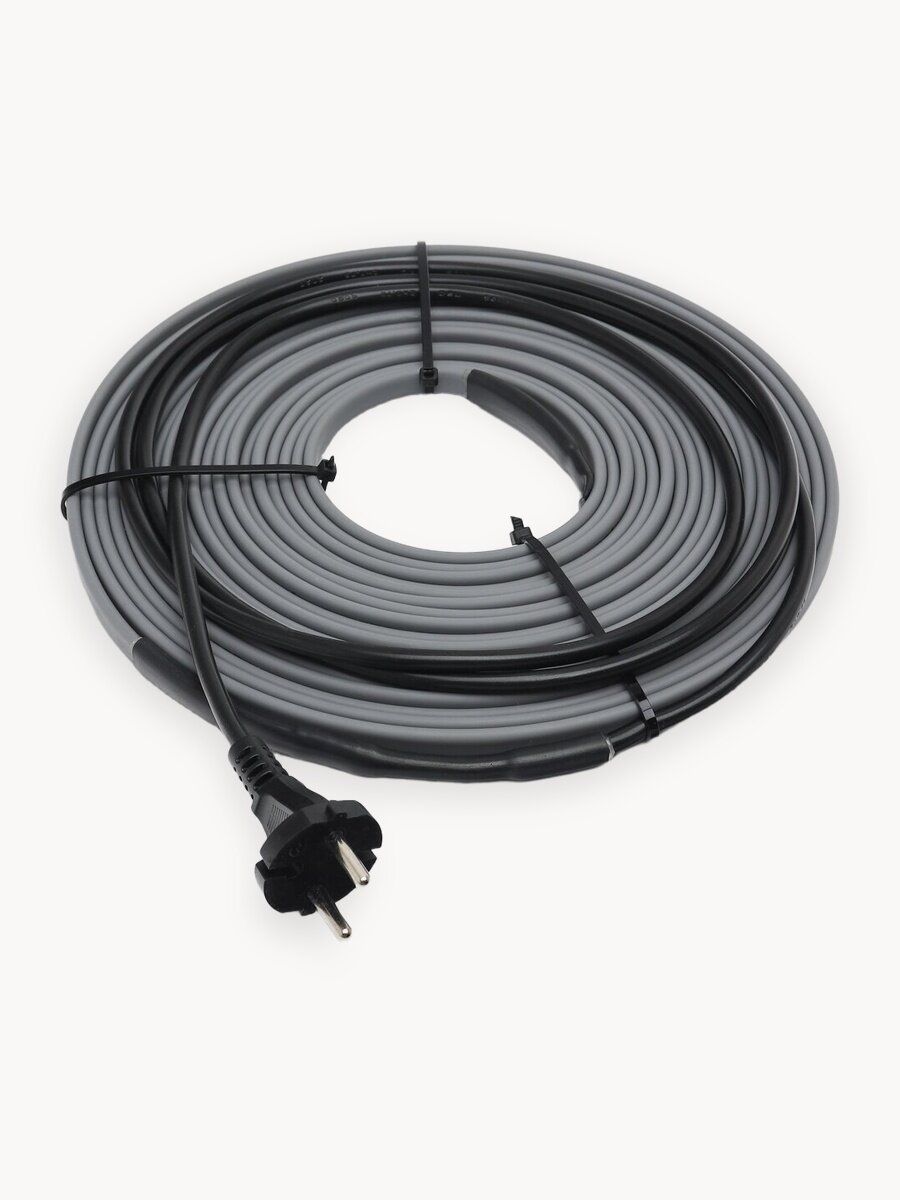 Греющий саморегулирующий кабель для обогрева труб VSRL16-2 (8м)/ 128 Вт