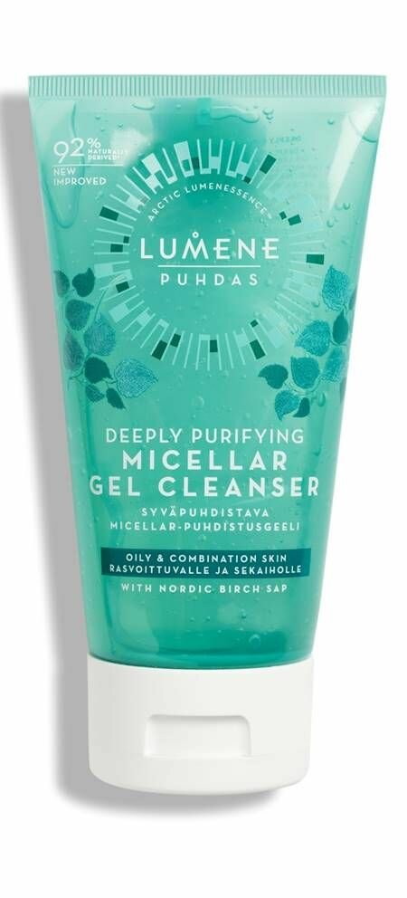 LUMENE Puhdas Гель для лица мицеллярный 150мл Глубокое очищение