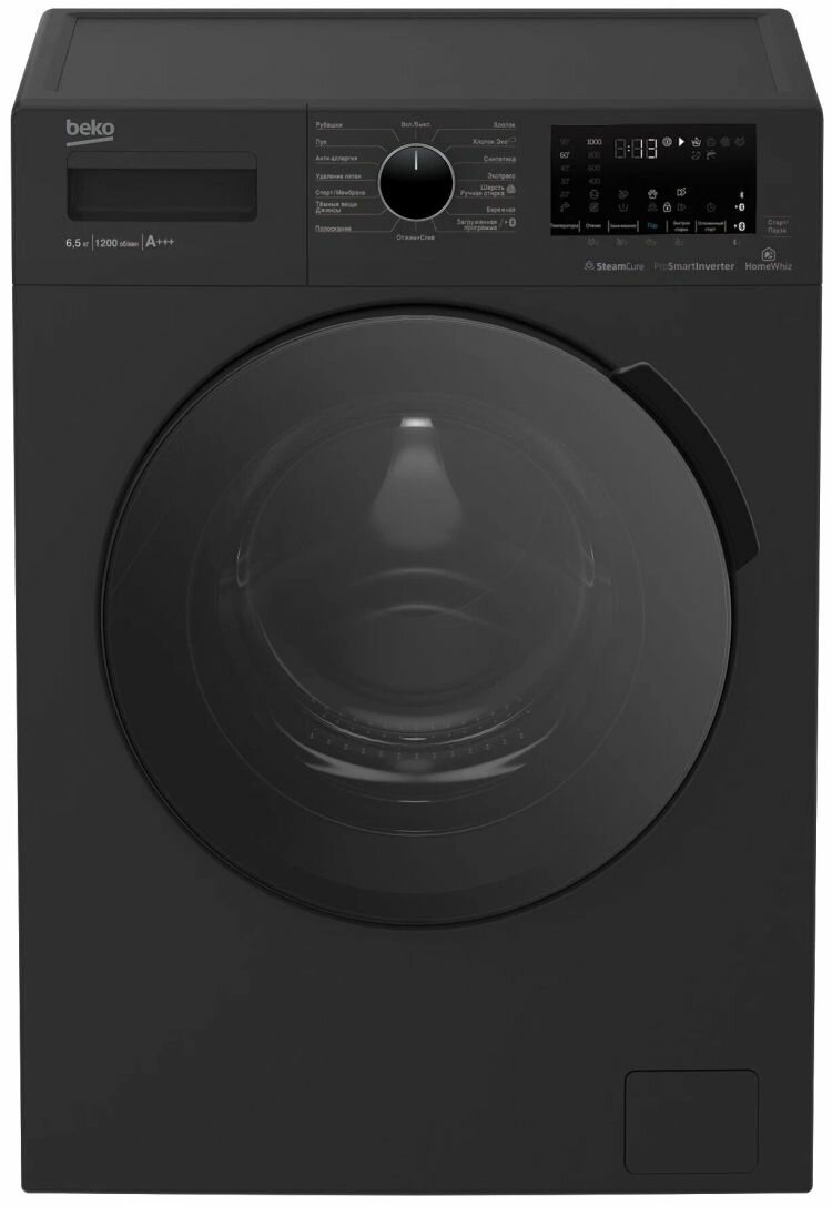 Стиральная машина Beko WSPE6H616A, черный