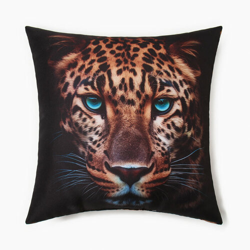 Подушка декоративная Этель Леопард 40х40 см габардин 100 пэ 779₽