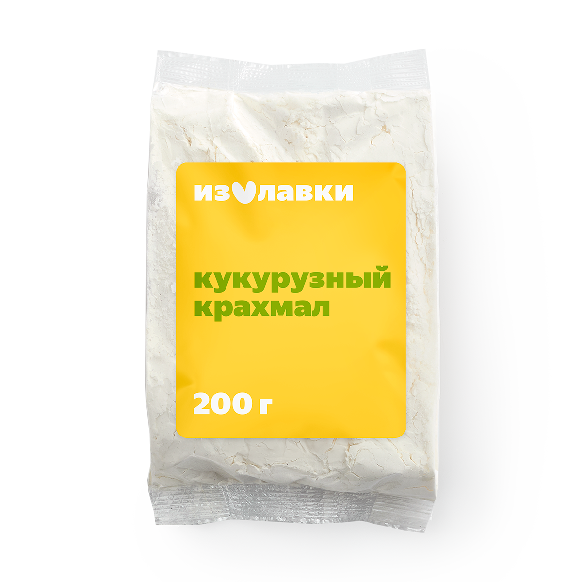Крахмал "Из Лавки", кукурузный, высший сорт, 200 грамм, пакет