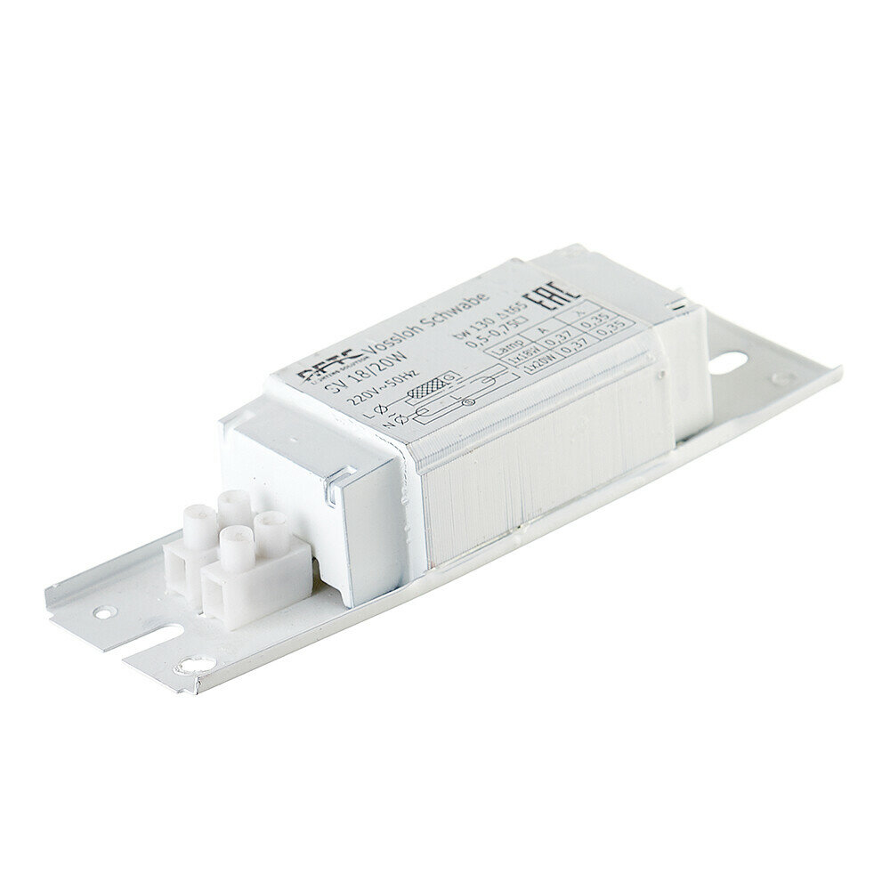 Дроссель SVET ЭмПРА электронный для люминесцентных ламп Т8 мощность до 18Вт