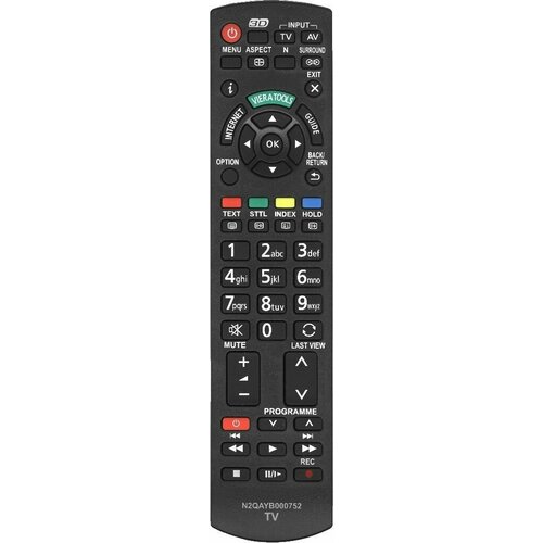 Пульт для телевизора Panasonic N2QAYB000752 remote control for panasonic tx l42et5 tx l42etw5 tx l47et5 tx p42ut50 tx p50ut50 tx p50xt50 tx pr42ut50 led viera hdtv tv