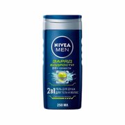 Гель для душа Nivea Men Заряд бодрости, 250 мл.