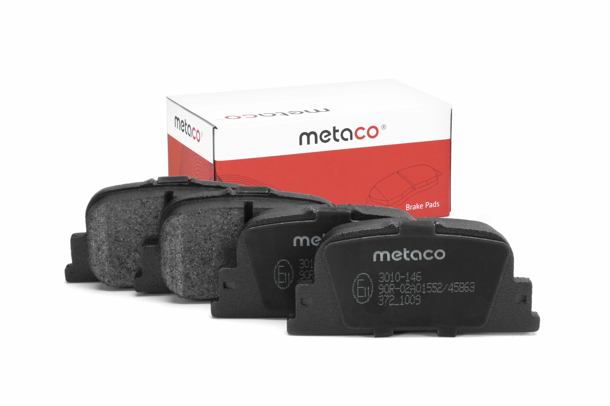 Колодки тормозные задние дисковые к-кт Metaco 3010-146