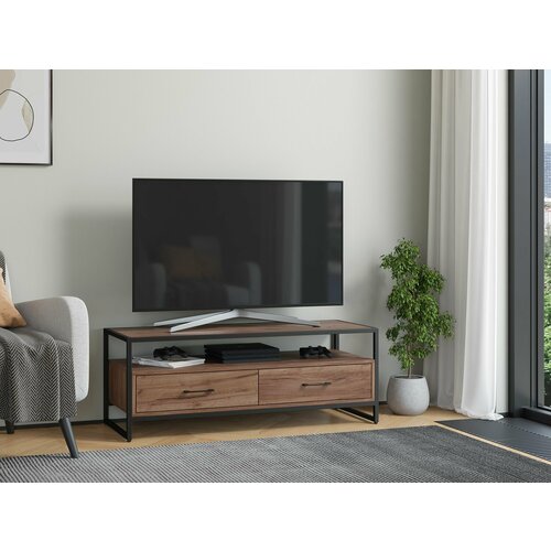 Тумба под ТВ Urban Лофт 02 Черныйдуб крафт табак 14490₽