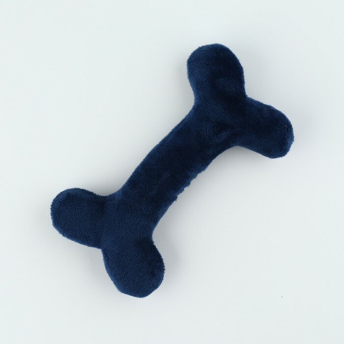 Pet Lab Игрушка для собак с пищалкой «Кость», синяя