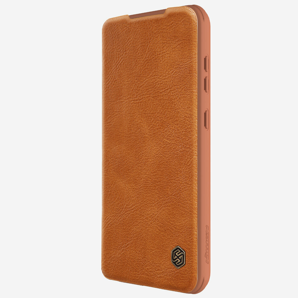 Чехол Nillkin Qin Pro Leather Case для Samsung Galaxy A55 5G Brown (коричневый)