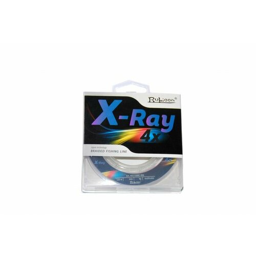 Шнур плетеный RUBICON X-Ray 4x 150м 0,08мм multicolor