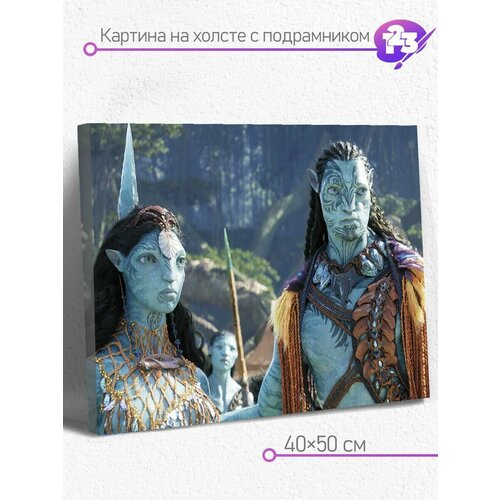 Картина на холсте на подрамнике 40х50 см Фильмы и сериалы Аватар арт 6152 1200₽