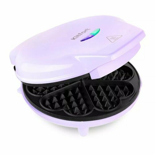Вафельница электрическая Kitfort КТ-1688 950 Вт бельгийские фиолетовая 289900₽