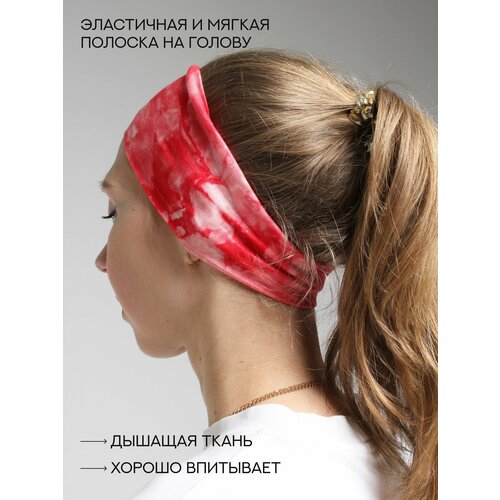 фото Повязка hardy store для взрослых и детей, размер 22х10 см, красный