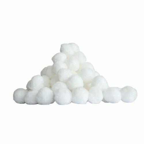 Синтепоновый наполнитель для песочных фильтров Intex и Bestway 500 гр Синтетические шарики для фильтров бассейна аналог Intex 29045 Bestway 58475 1850₽