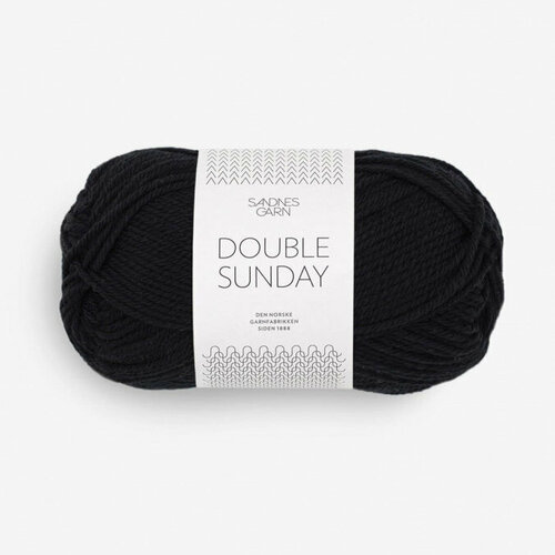 Sandnes Garn Double Sunday Petiteknit 1099 Svart 1025₽