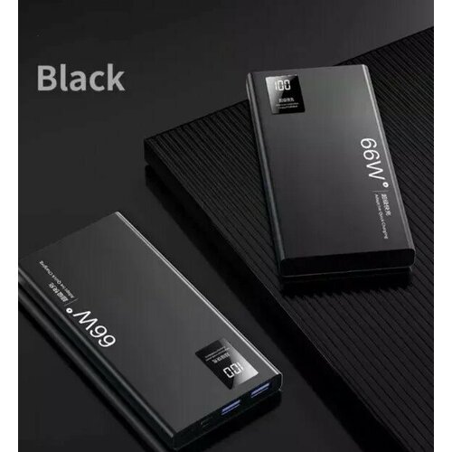 Внешний аккумулятор 30000 мАч 66 Вт Black 2898₽