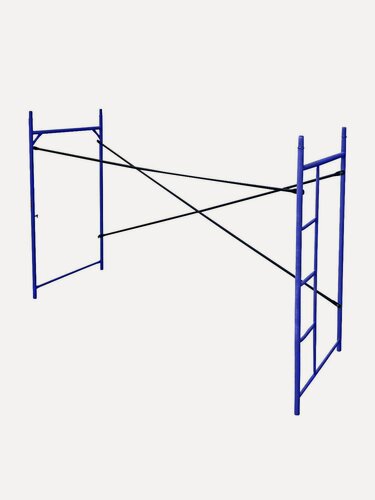 Изображение товара Леса строительные рамные Промышленник лрсп 60 секция с лестницей / Труба с обжимом 42x1,5