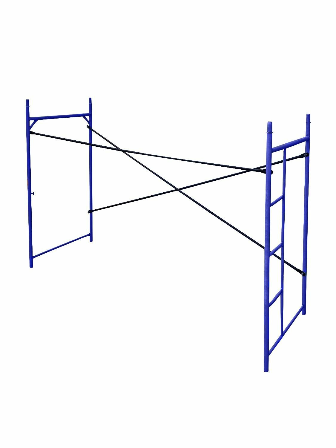 Леса строительные рамные Промышленник лрсп 60 секция с лестницей / Труба с обжимом 42x1,5