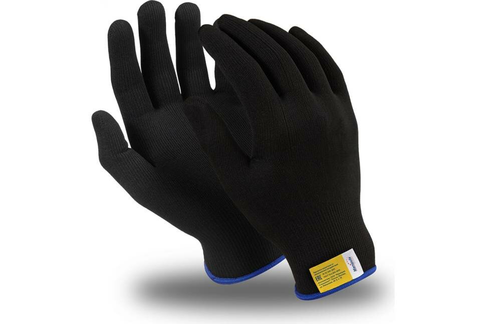 Перчатки Manipula Specialist микрон блэк MG 102  нейлон  1 пара Пер 116 10