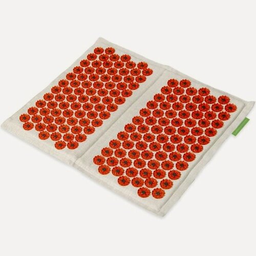 Изображение товара Массажный коврик Лаборатория Кузнецова Тибетский аппликатор магнитный (аппликатор Кузнецова) на мягкой подложке для ступней красный