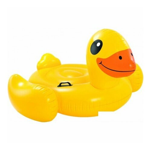 Надувной матрас Intex Yellow Duck Ride-On 57556, одноместный