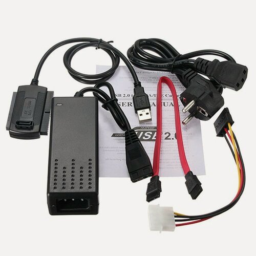 Изображение товара Кабель-адаптер PALMEXX USB2.0 to SATA/IDE