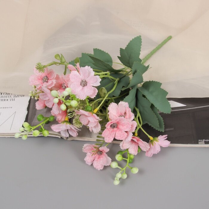 Букет искусственный «Анемон леди люкс» 26 см Разноцветный