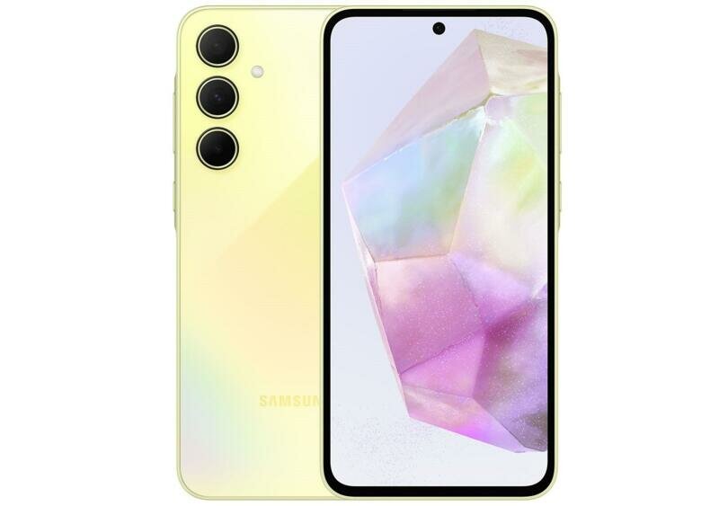 Смартфон Samsung Galaxy A35, 8.128Gb, nano SIM+eSIM, Lemon (Желтый)