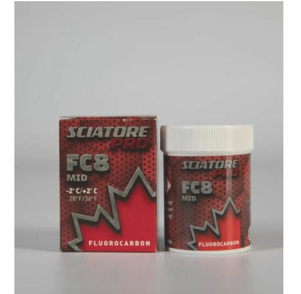Порошок лыжный SCIATORE Pro FC8 Mid(красный) -2/+2 30гр