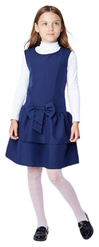 Школьный сарафан Модные Ангелочки, размер 36, синий