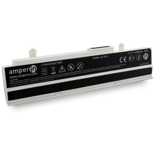 Аккумуляторная батарея Amperin для ноутбука Asus EEE 1015 11.1V 4400mAh (49Wh) Ai-1015w белая Ai-101