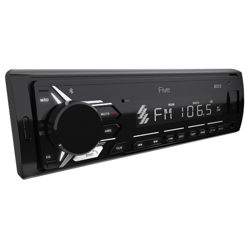 фото Автомагнитола five f26w (1din/белая/bluetooth/usb/aux/sd/fm/4*50)