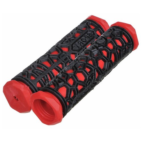 Грипсы на велосипедный руль Ручка руля велосипеда 125мм 2шт паутинка красные 272₽