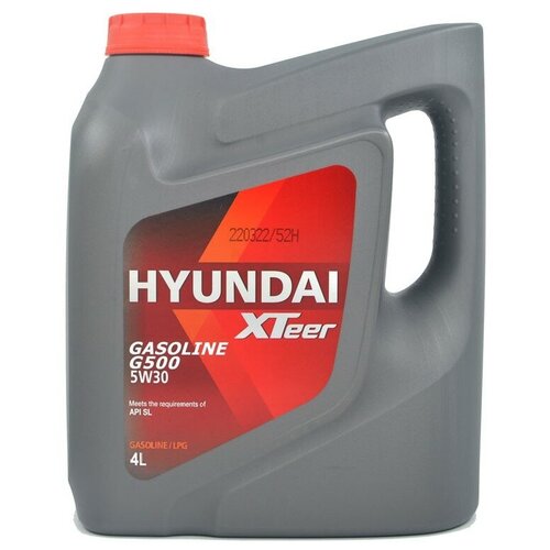 Масло моторное HYUNDAI Xteer Gasoline G500 5W30 SL 4л