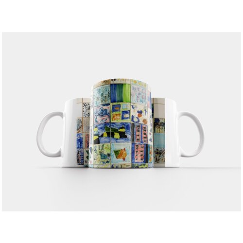 фото Кружка "кафельная плитка, цветной, португалия" 320 мл lotsprints