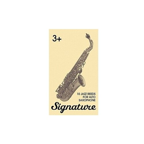 Signature Трости для саксофона альт № 3+ (10шт), FedotovReeds FR19SA05