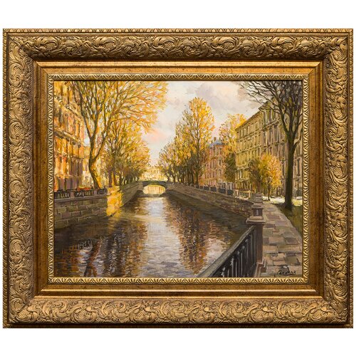 фото Картина маслом "канал грибоедова" галатов русская живопись