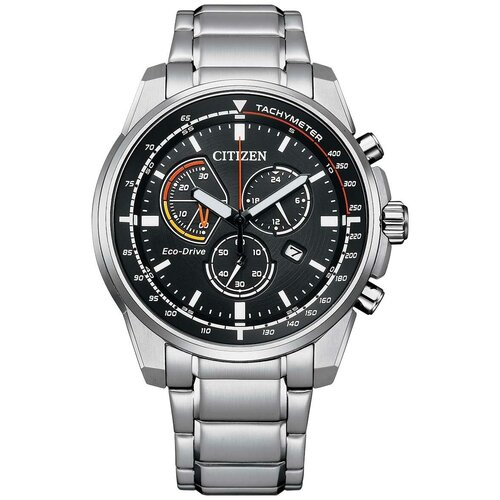 Наручные часы CITIZEN Eco-Drive, серебряный, черный citizen часы ca0650 82l коллекция eco drive