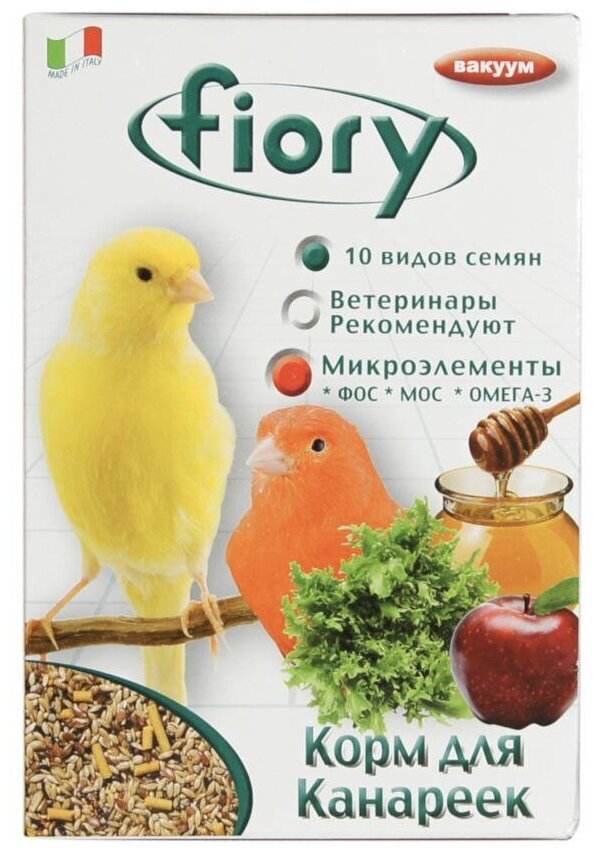 Fiory Корм FIORY для канареек ‘Canarin’ 5999 04 кг 58662 (2 шт)