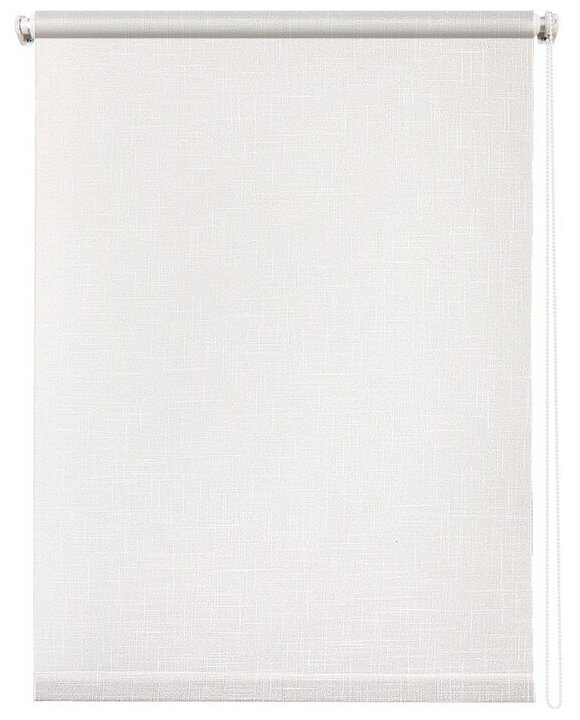 Рулонная штора УЮТ Шантунг 180х175, белый - фотография № 10
