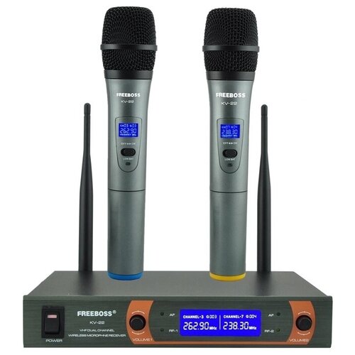 Комплект радио микрофонов Freeboss KV-22 650000₽