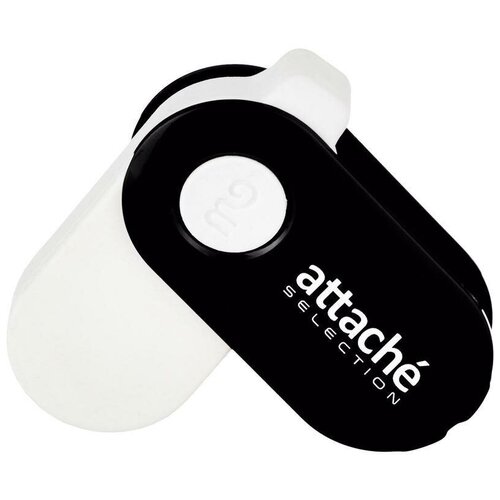 Ластик Attache Selection (раздвижной, 65x30x13мм, с пластиковым черным держателем) 1шт.
