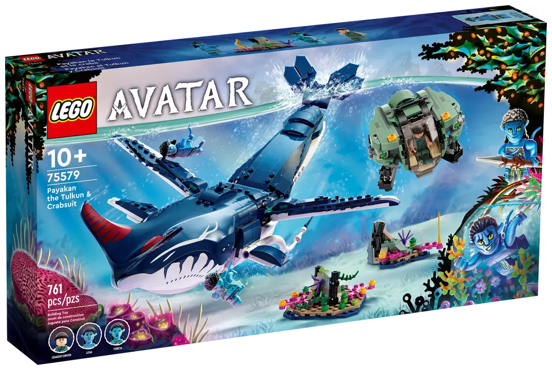 Конструктор LEGO Avatar 75579 Тулук Пайякан и Краб, 761 Деталей, 10+