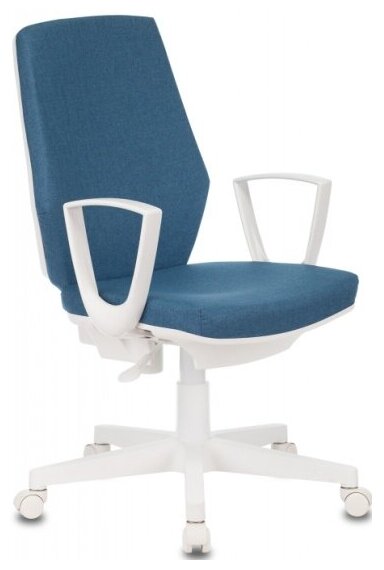 Кресло офисное Бюрократ CH-W545 синий 38-415 крестовина пластик пластик белый
