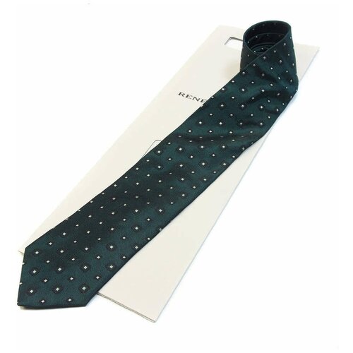 Темно-зеленый мужской галстук Rene Lezard 811665