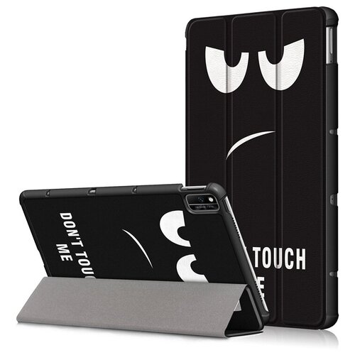 фото Чехол-обложка футляр mypads для huawei honor pad v6 (krj-w09) тонкий с магнитной застежкой необычный с красивым рисунком тематика не трогай меня