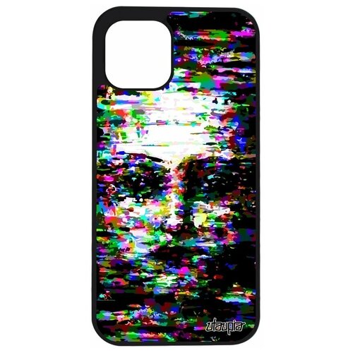 фото Чехол на телефон iphone 12, "женское лицо" иллюзия искусственный utaupia